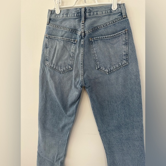 AGOLDE jeans size 26 RILEY high rise straight crop - Picture 7 of 11